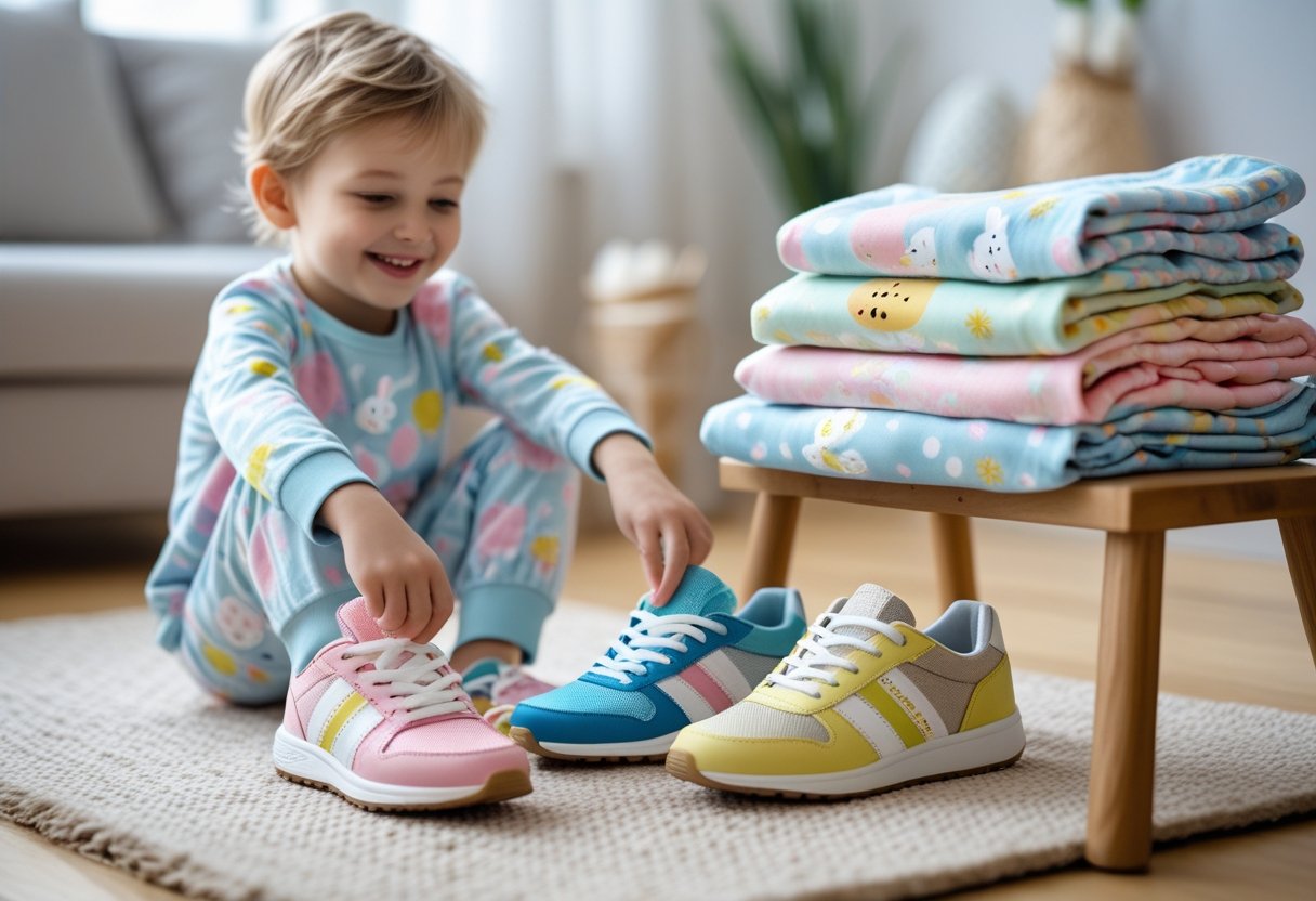 Sådan vælger du de bedste sneakers og påskepyjamas til børn